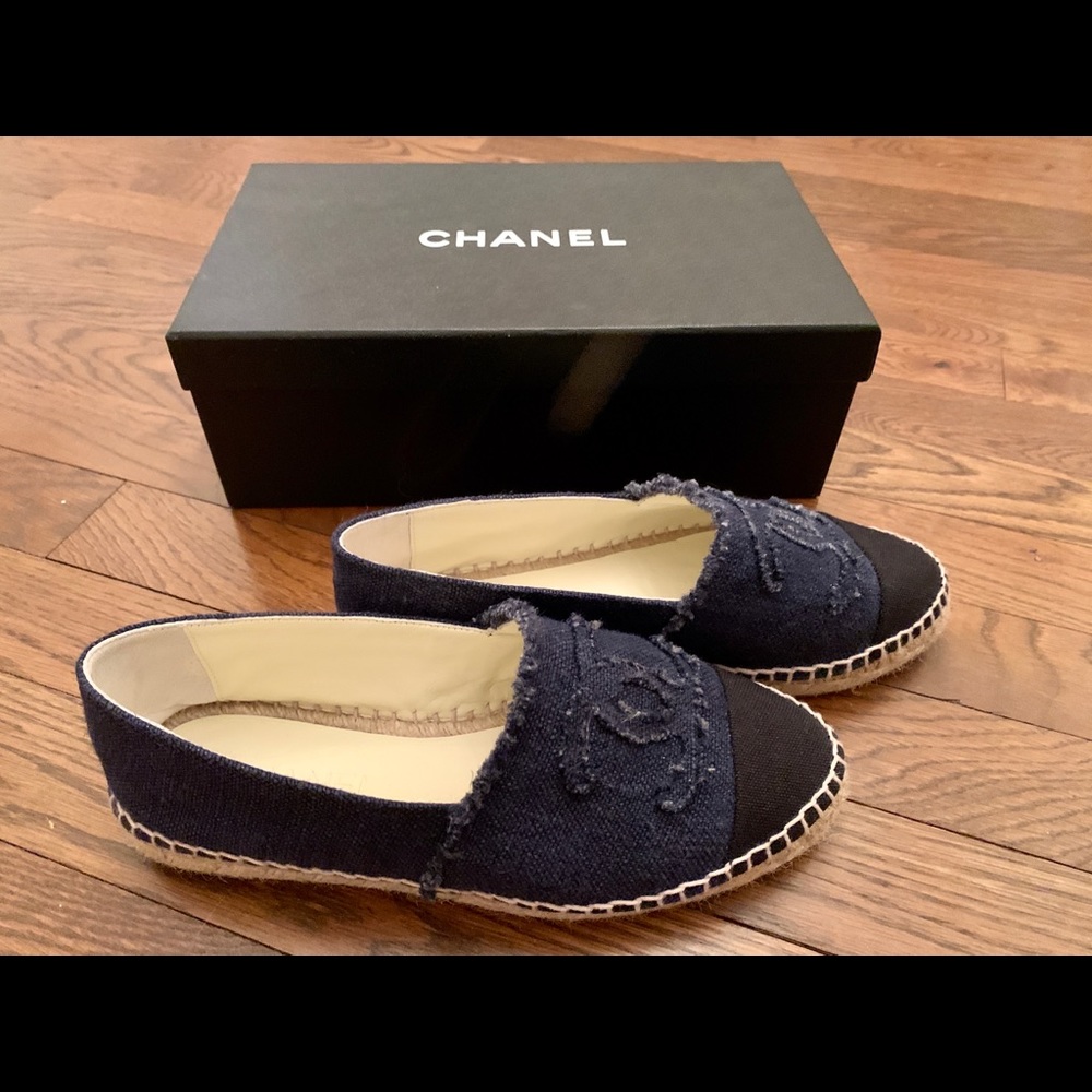 Chanel Denim Espadrilles